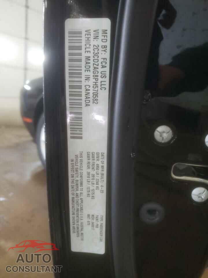 DODGE CHALLENGER 2023 - 2C3CDZAG8PH570582