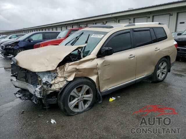 TOYOTA HIGHLANDER 2012 - 5TDDK3EH3CS173699