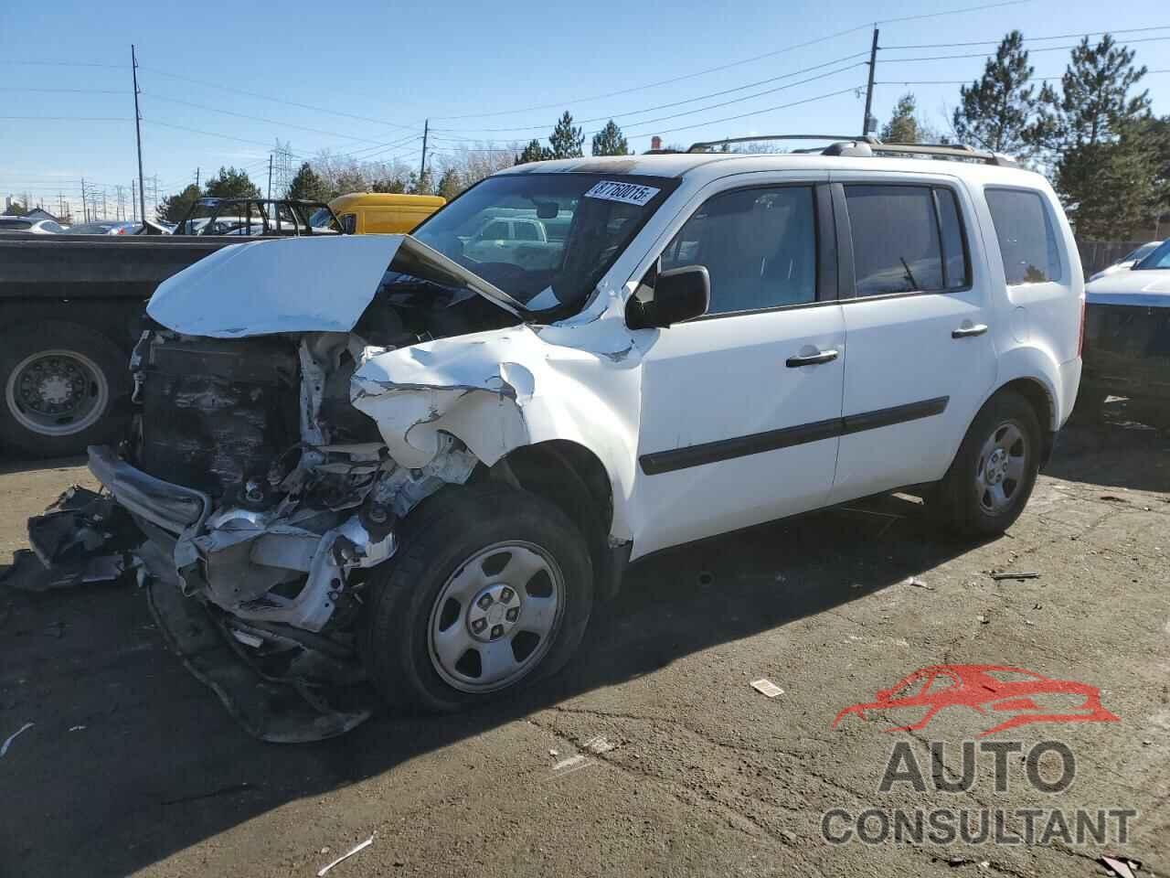 HONDA PILOT 2013 - 5FNYF3H23DB040699