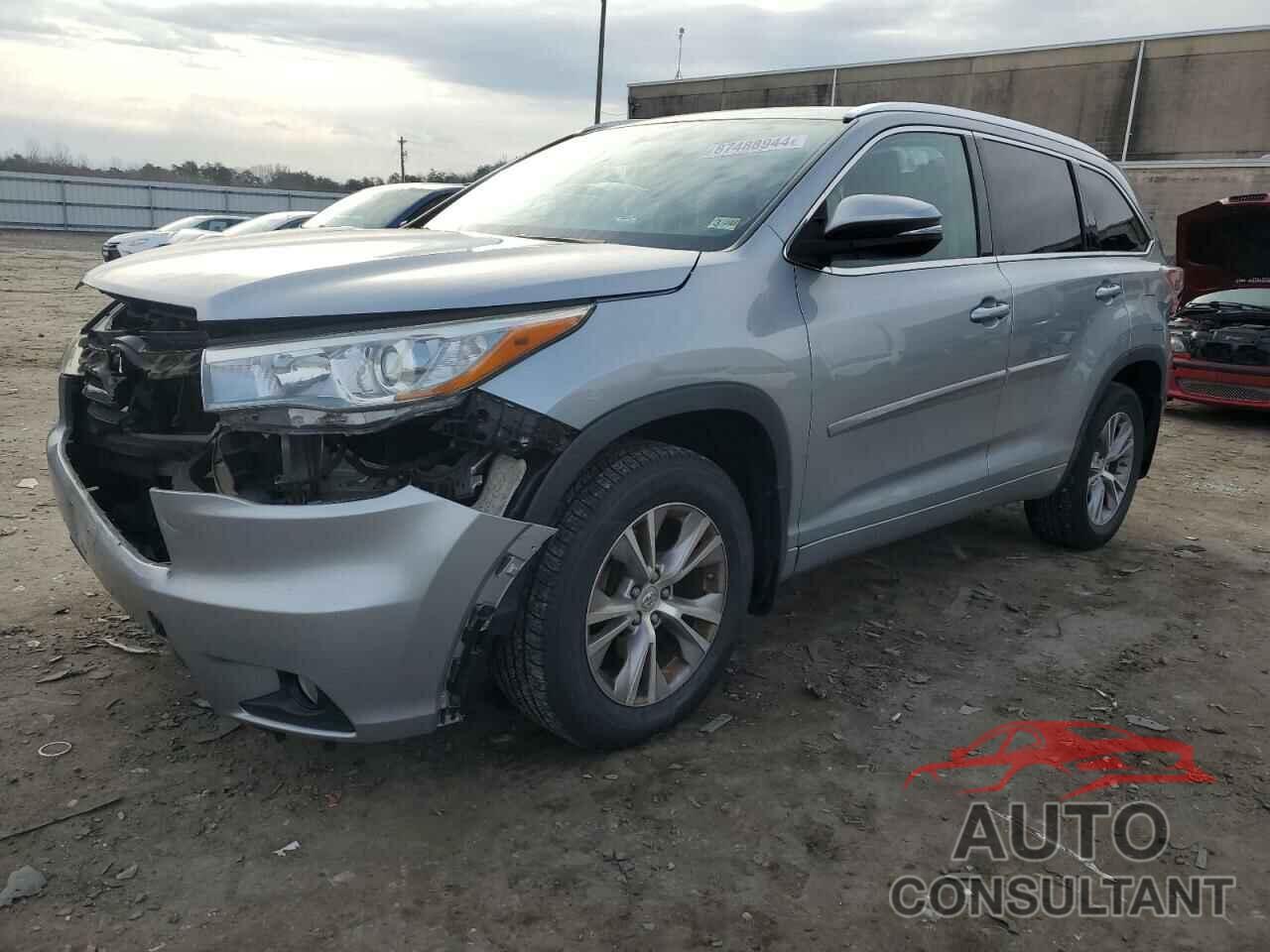 TOYOTA HIGHLANDER 2015 - 5TDJKRFH0FS159445