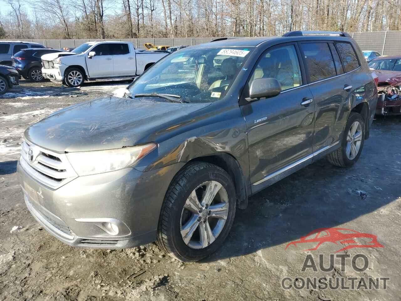 TOYOTA HIGHLANDER 2012 - 5TDDK3EH5CS127453