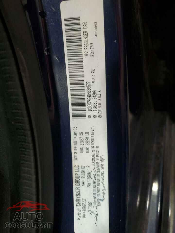 DODGE AVENGER 2013 - 1C3CDZAB4DN620577