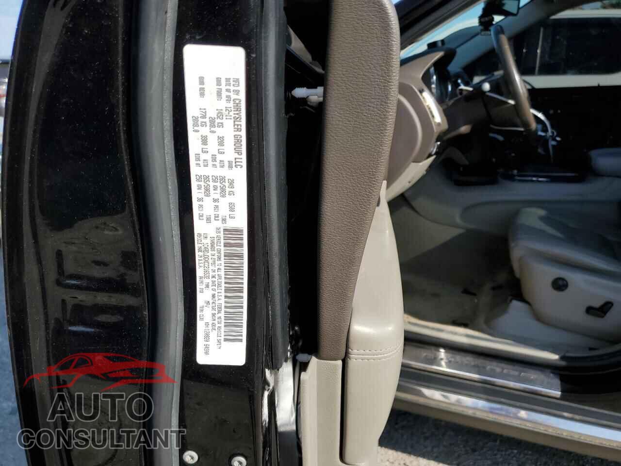DODGE DURANGO 2012 - 1C4RDJDGXCC216532