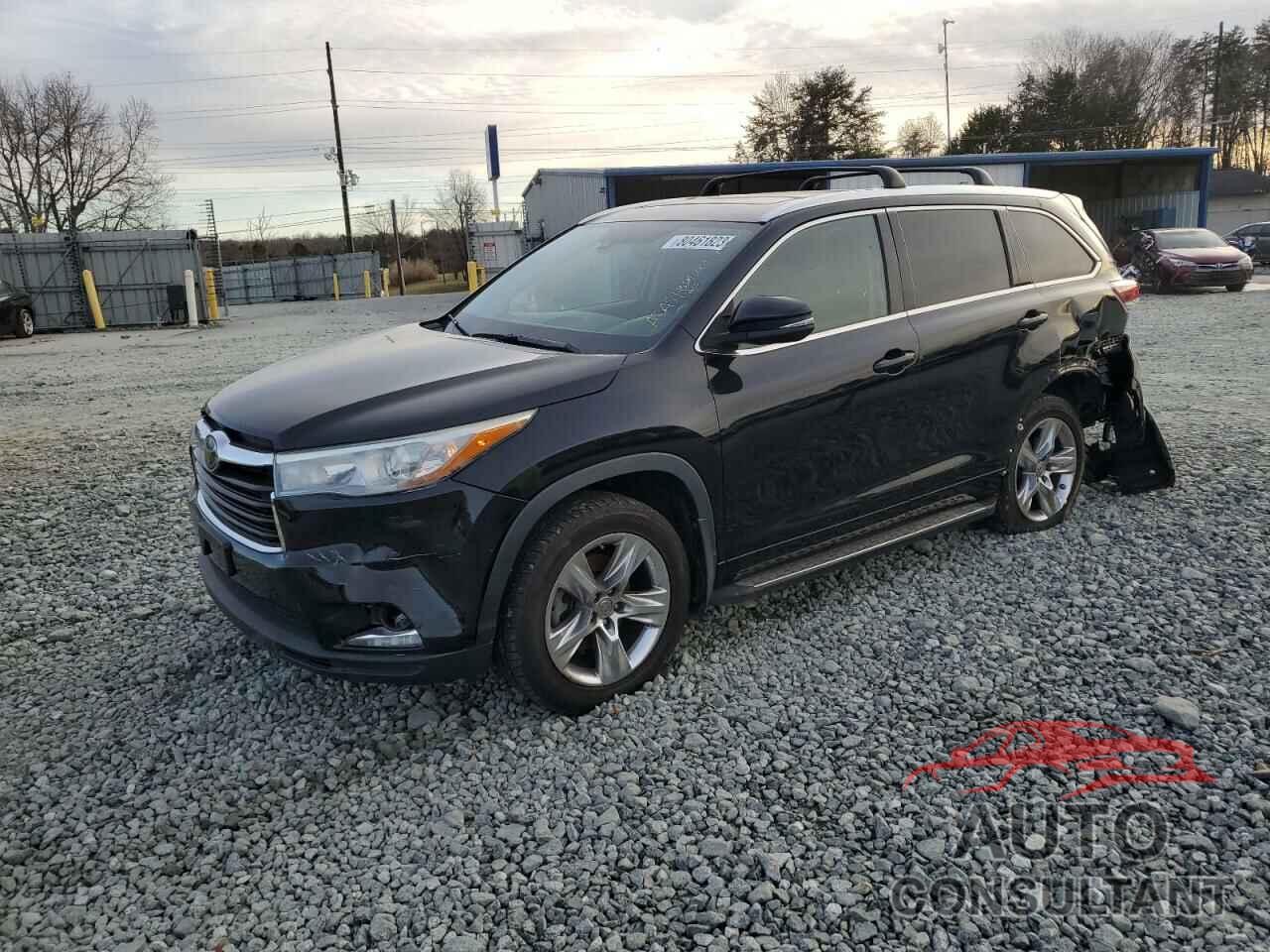 TOYOTA HIGHLANDER 2015 - 5TDDKRFH4FS080051