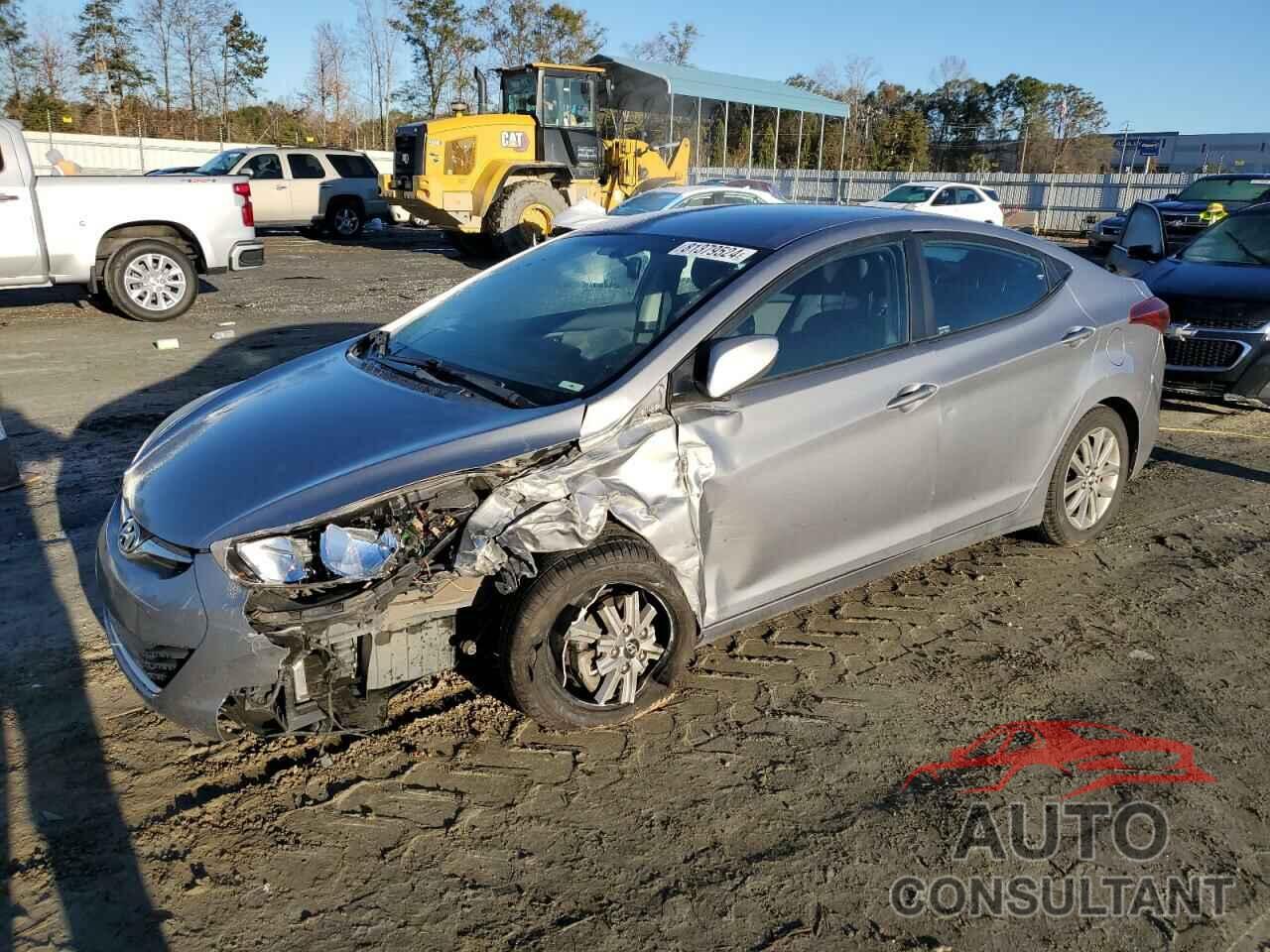 HYUNDAI ELANTRA 2014 - KMHDH4AE7EU086561