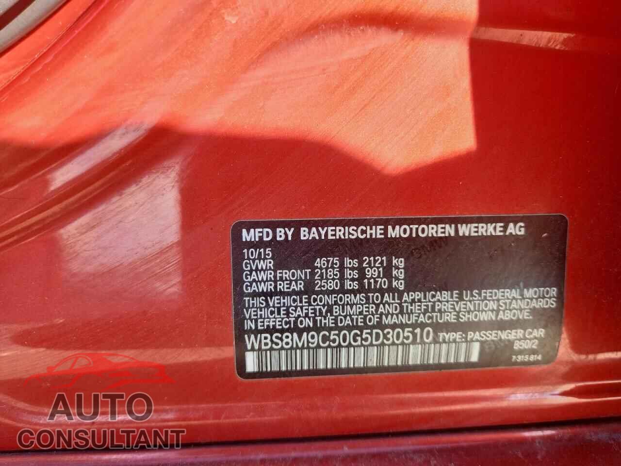 BMW M3 2016 - WBS8M9C50G5D30510