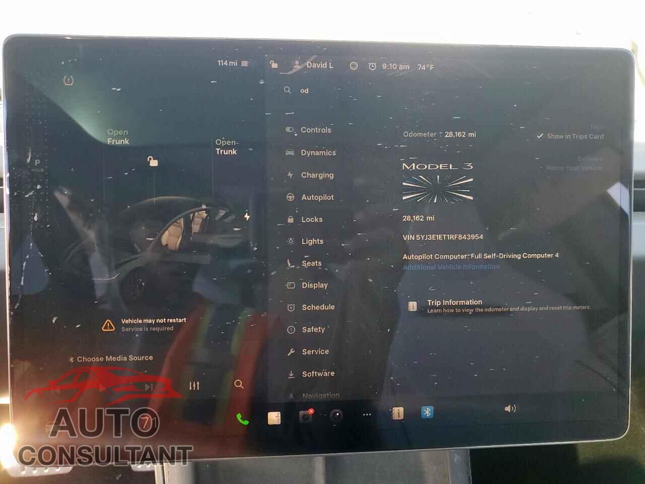 TESLA MODEL 3 2024 - 5YJ3E1ET1RF843954