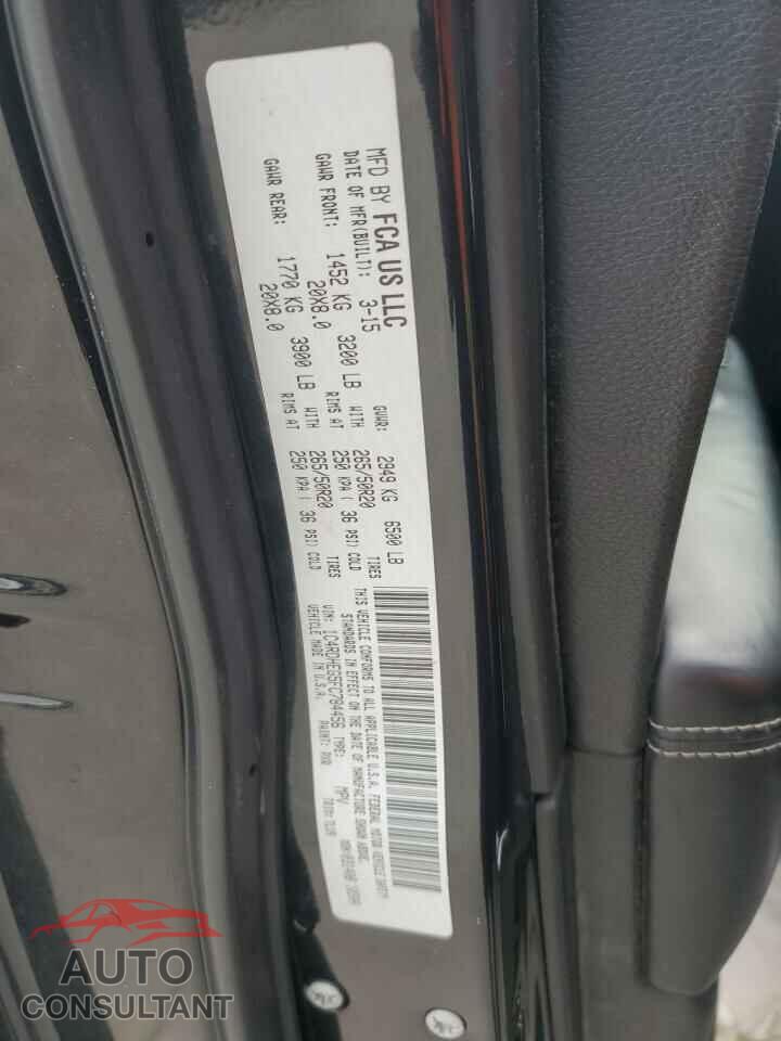 DODGE DURANGO 2015 - 1C4RDHEG5FC784456