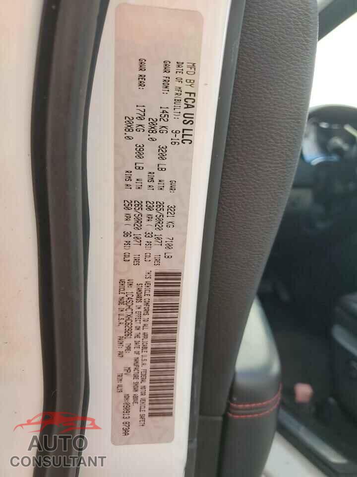 DODGE DURANGO 2017 - 1C4SDHCTXHC629261