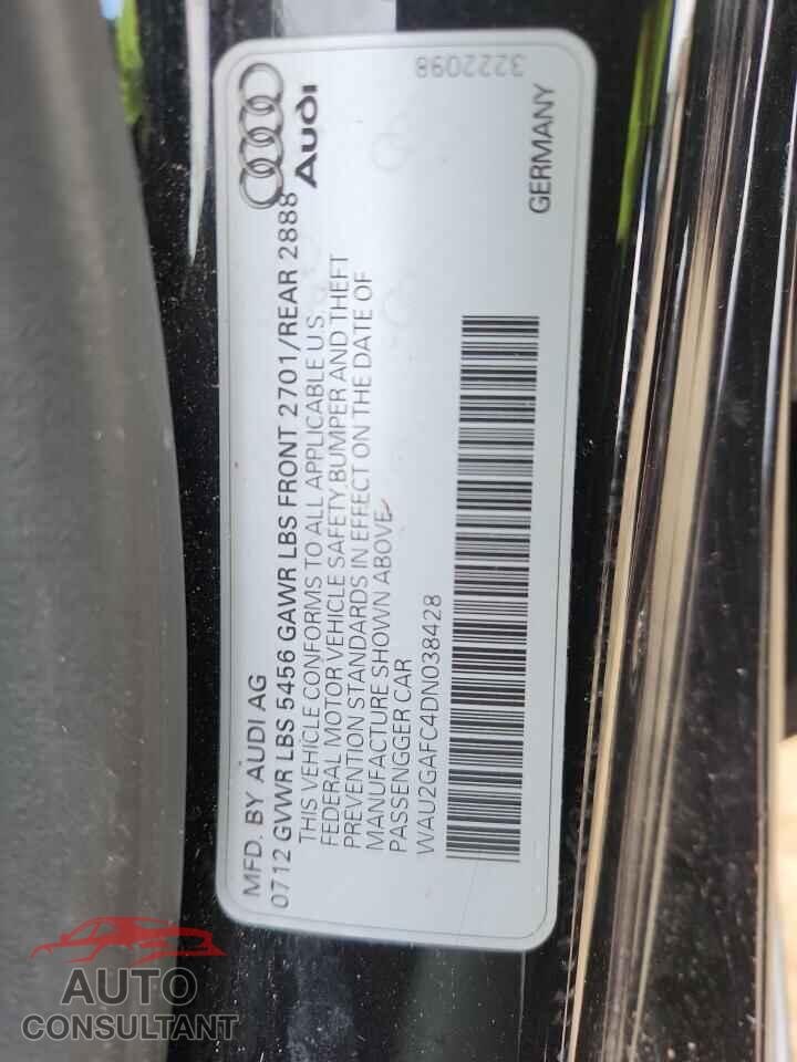 AUDI A7 2013 - WAU2GAFC4DN038428