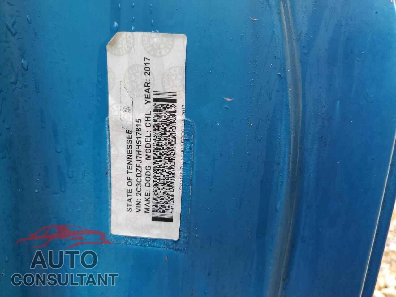DODGE CHALLENGER 2017 - 2C3CDZFJ7HH517815