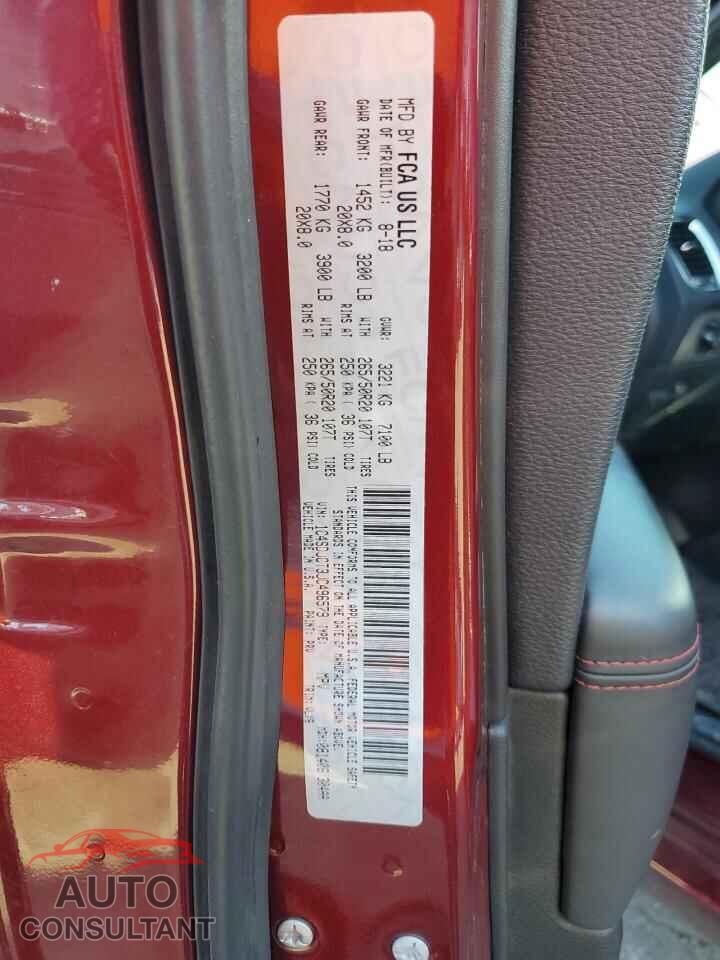 DODGE DURANGO 2018 - 1C4SDJCT3JC496579