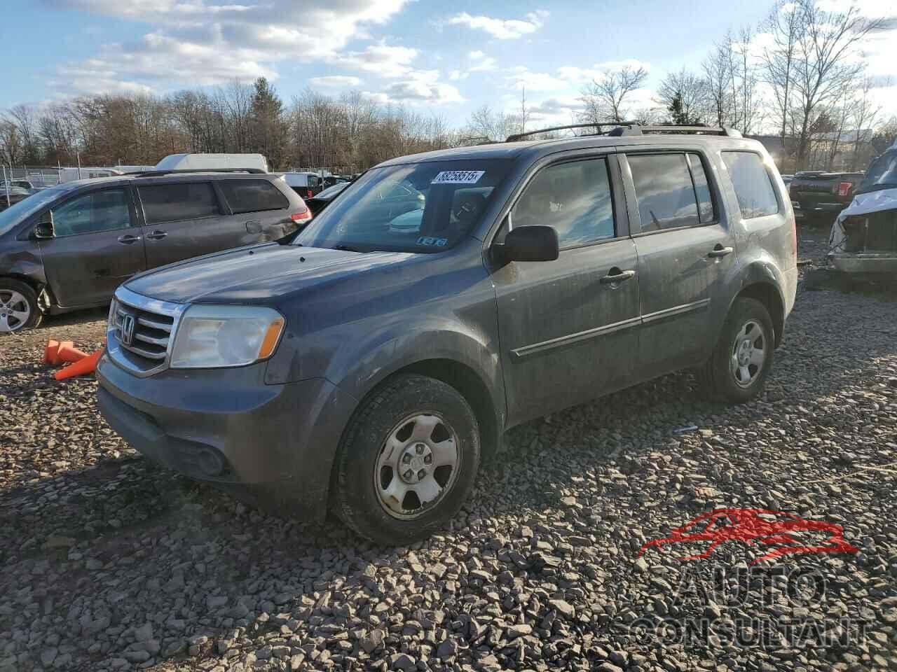 HONDA PILOT 2012 - 5FNYF4H2XCB060663