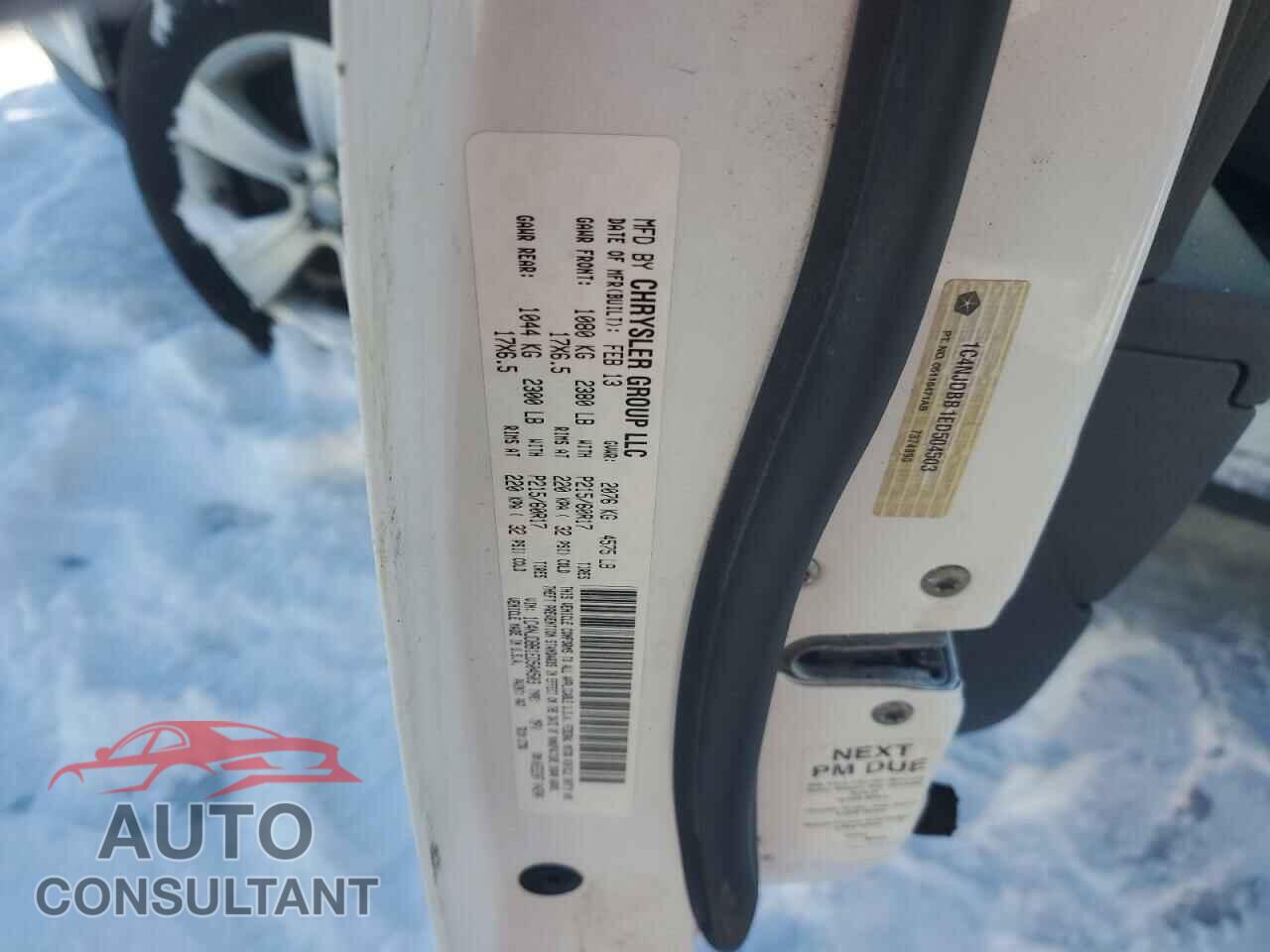 JEEP COMPASS 2014 - 1C4NJDBB1ED504503