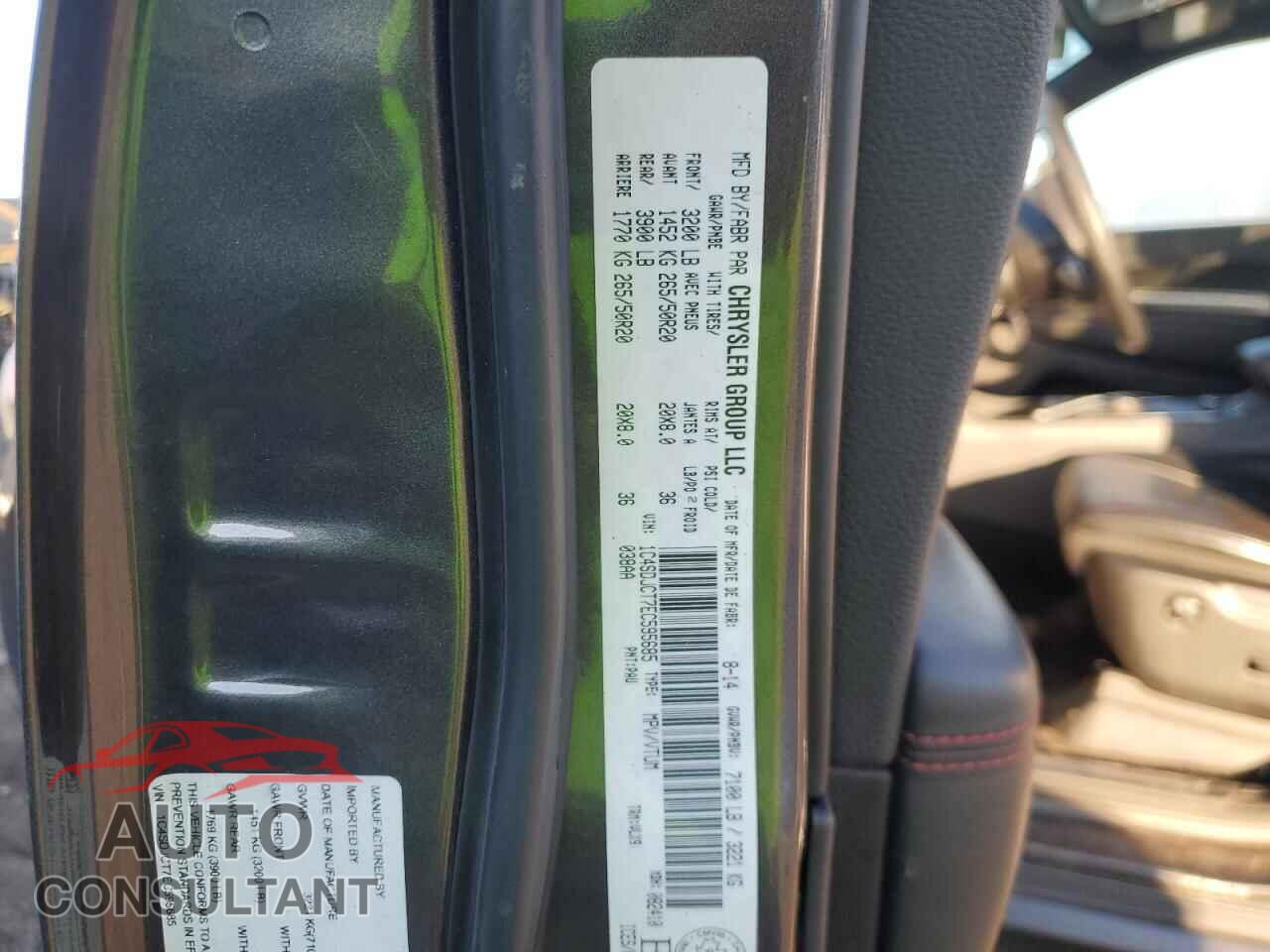 DODGE DURANGO 2014 - 1C4SDJCT7EC595685