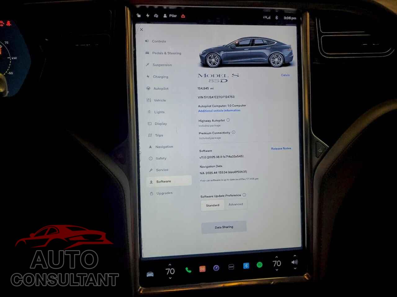 TESLA MODEL S 2016 - 5YJSA1E27GF124753