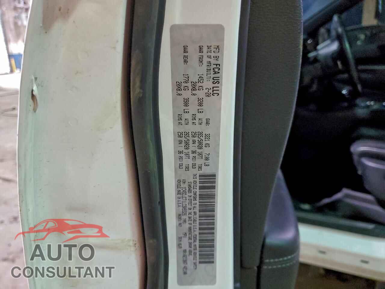 DODGE DURANGO 2020 - 1C4SDJCT1LC309326