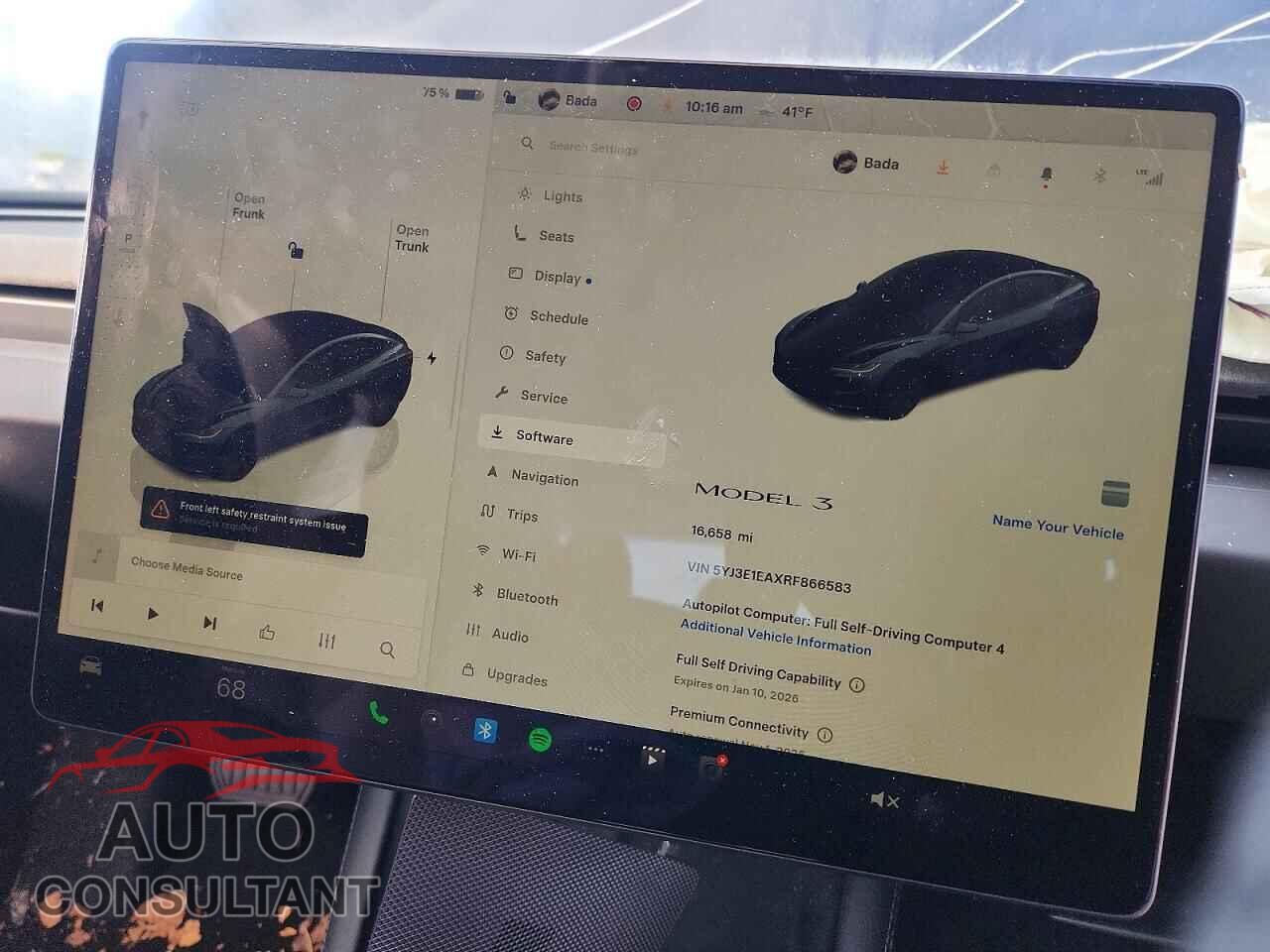 TESLA MODEL 3 2024 - 5YJ3E1EAXRF866583