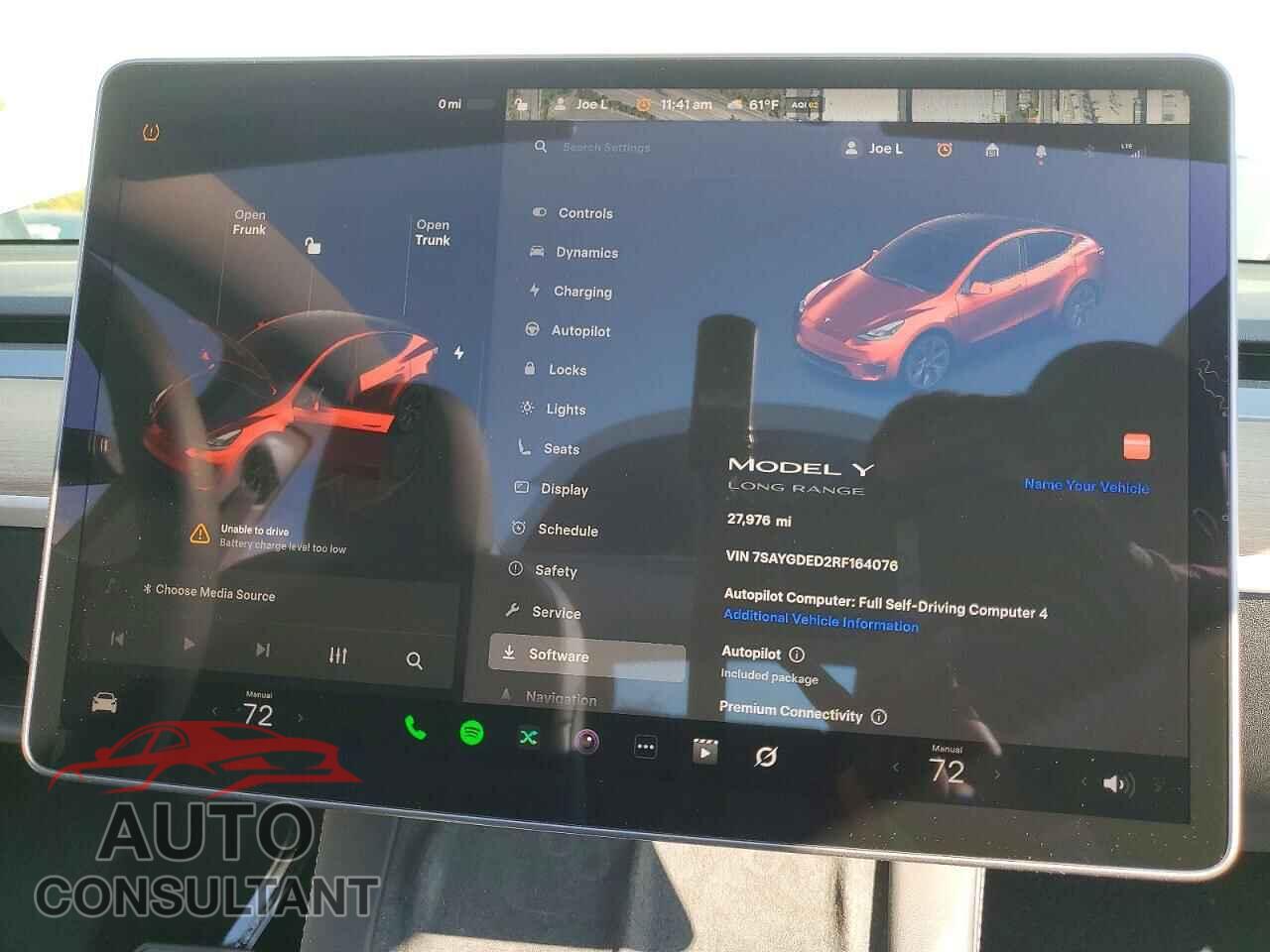 TESLA MODEL Y 2024 - 7SAYGDED2RF164076