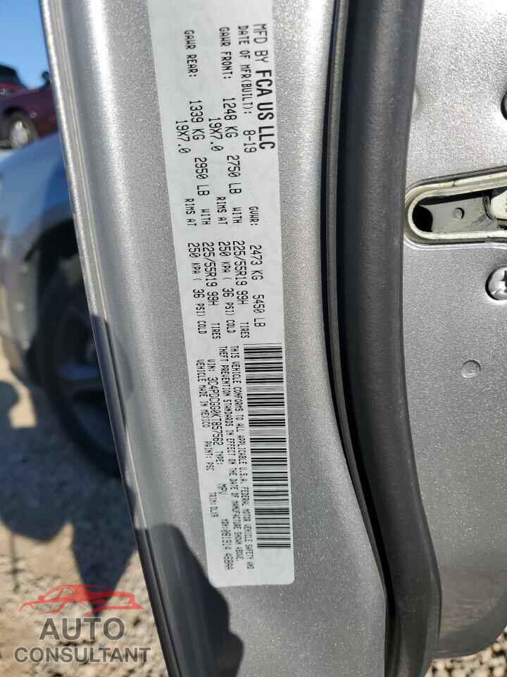DODGE JOURNEY 2019 - 3C4PDCGG0KT857562