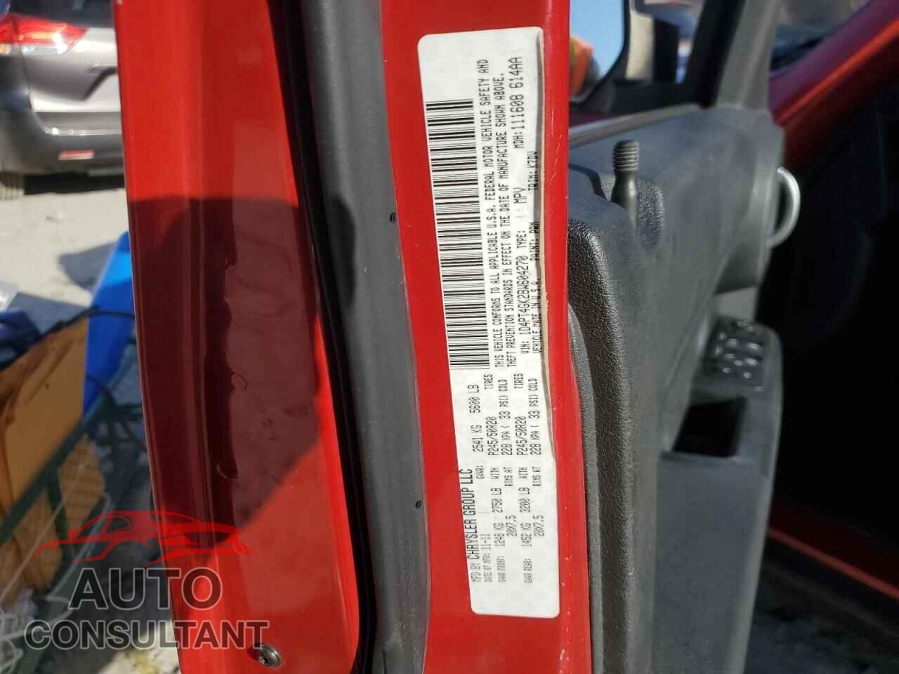 DODGE NITRO 2011 - 1D4PT4GK2BW604270