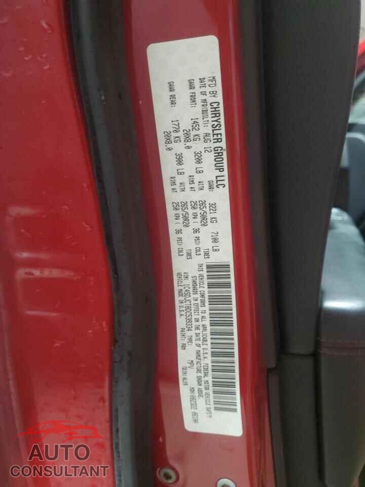 DODGE DURANGO 2013 - 1C4SDJCT8DC539334