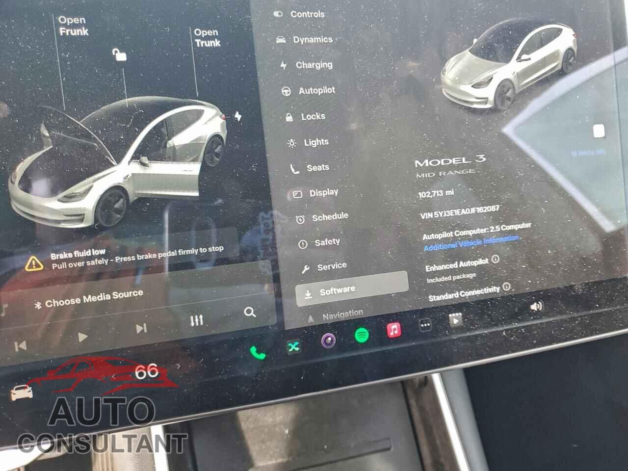 TESLA MODEL 3 2018 - 5YJ3E1EA0JF162087