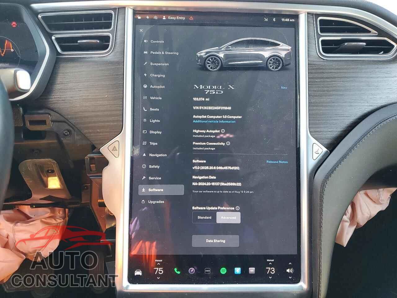 TESLA MODEL X 2016 - 5YJXCBE24GF011848