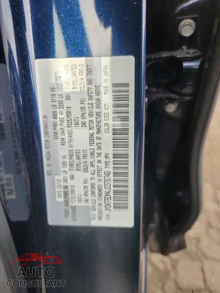MAZDA CX-5 2018 - JM3KFBDM4J0378749