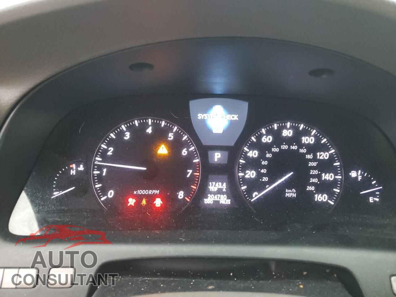 LEXUS LS460 2011 - JTHCL5EF1B5012306
