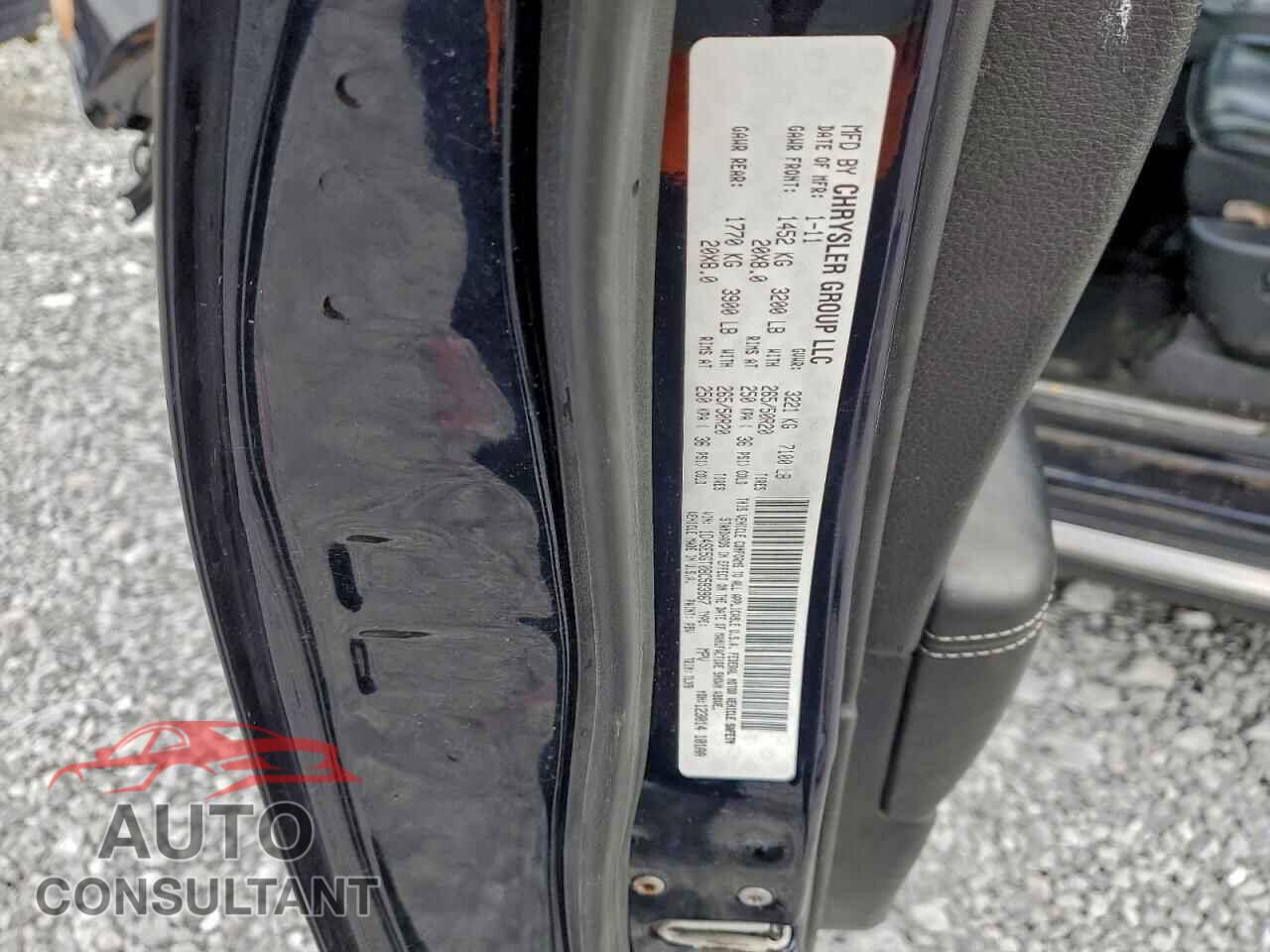 DODGE DURANGO 2011 - 1D4SE5GT0BC593967
