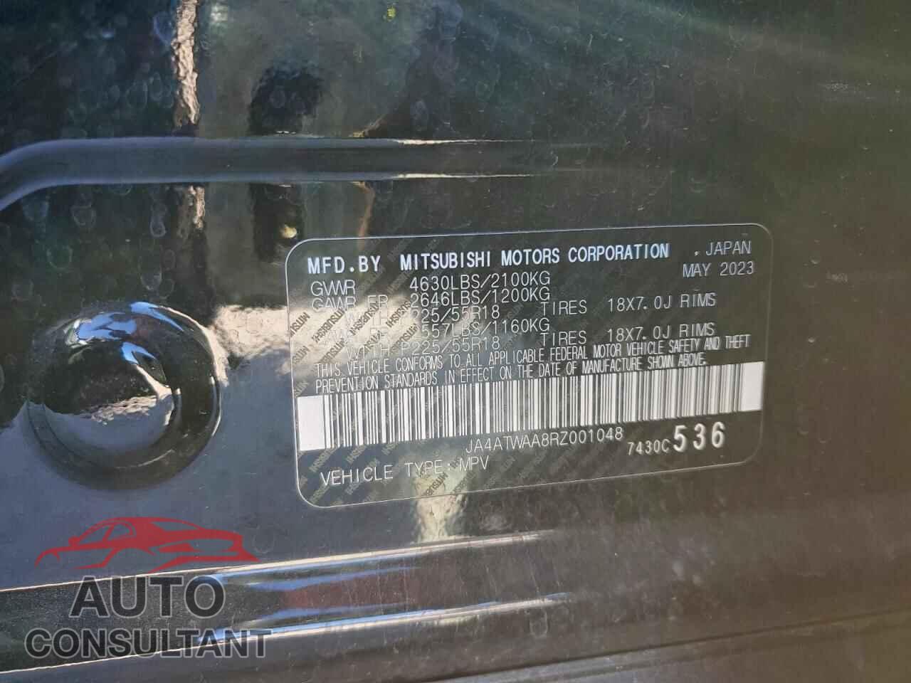 MITSUBISHI ECLIPSE 2024 - JA4ATWAA8RZ001048