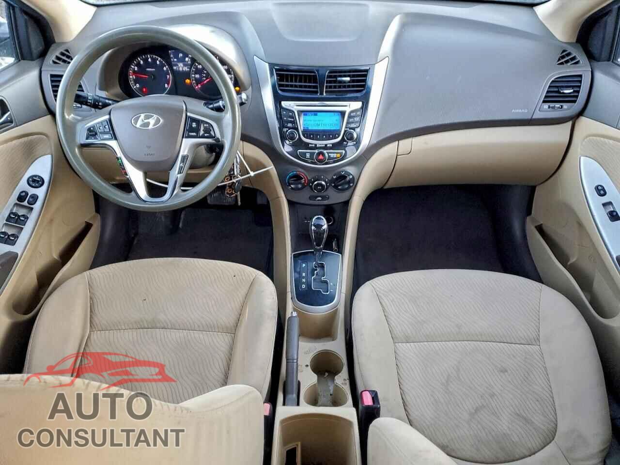 HYUNDAI ACCENT 2012 - KMHCU4AEXCU070651