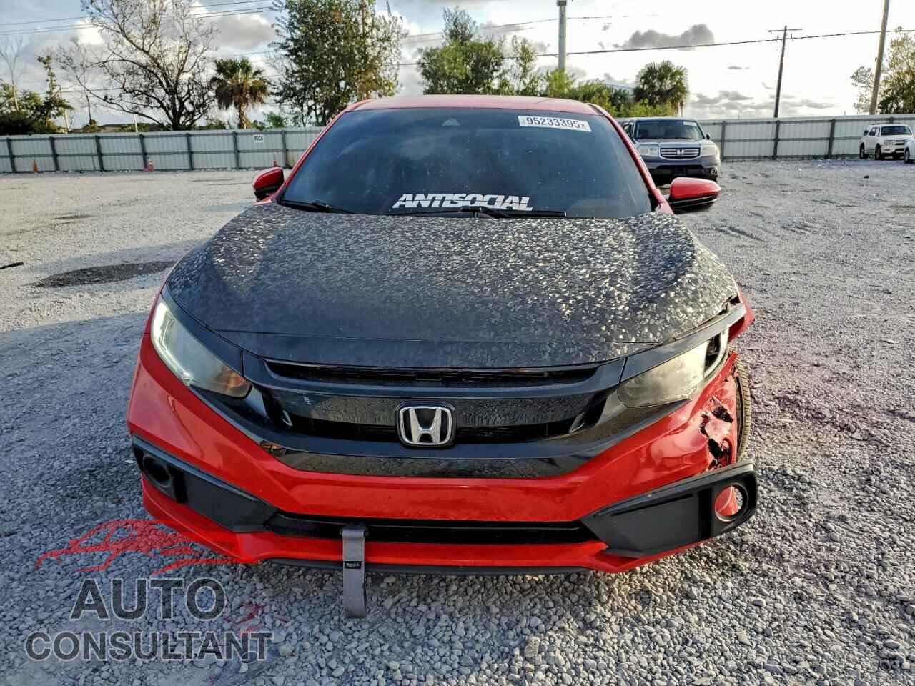 HONDA CIVIC 2019 - 2HGFC2F85KH564270