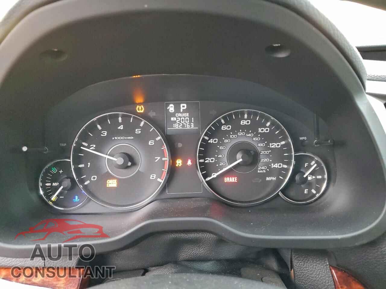 SUBARU OUTBACK 2012 - 4S4BRBKC3C3230065