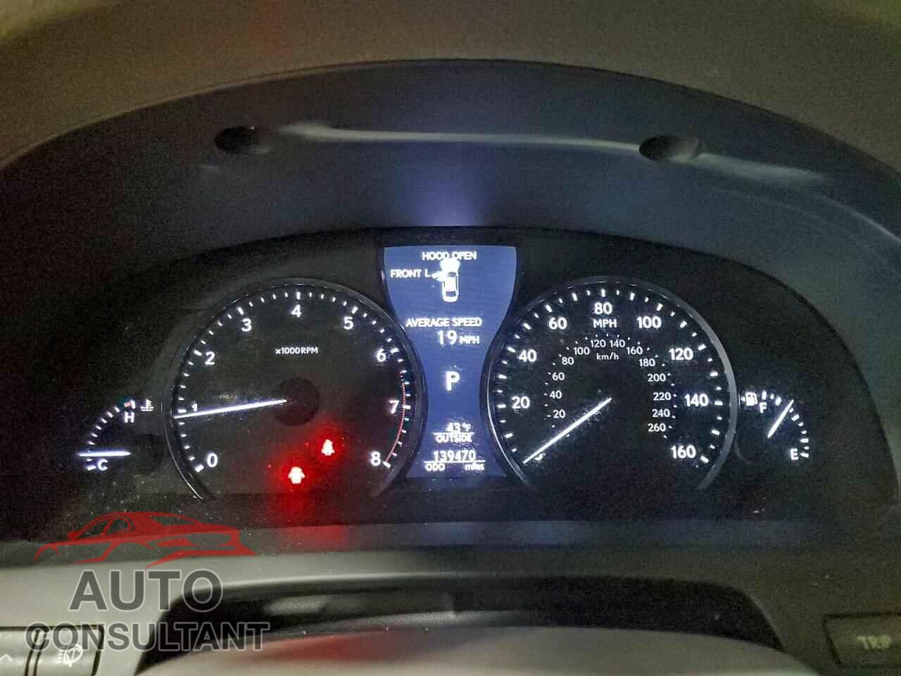 LEXUS LS460 2014 - JTHBL5EF4E5130138