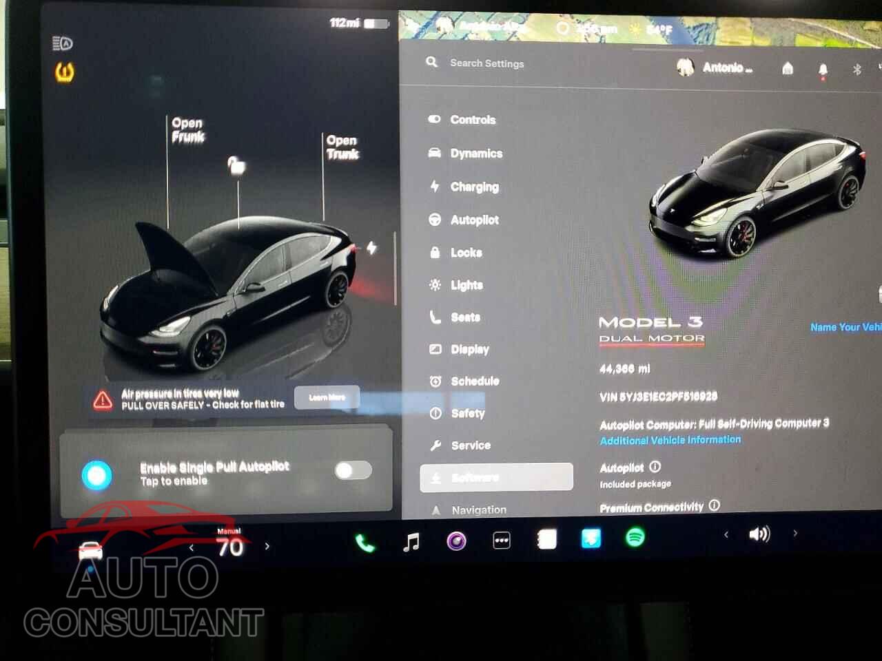 TESLA MODEL 3 2023 - 5YJ3E1EC2PF516928