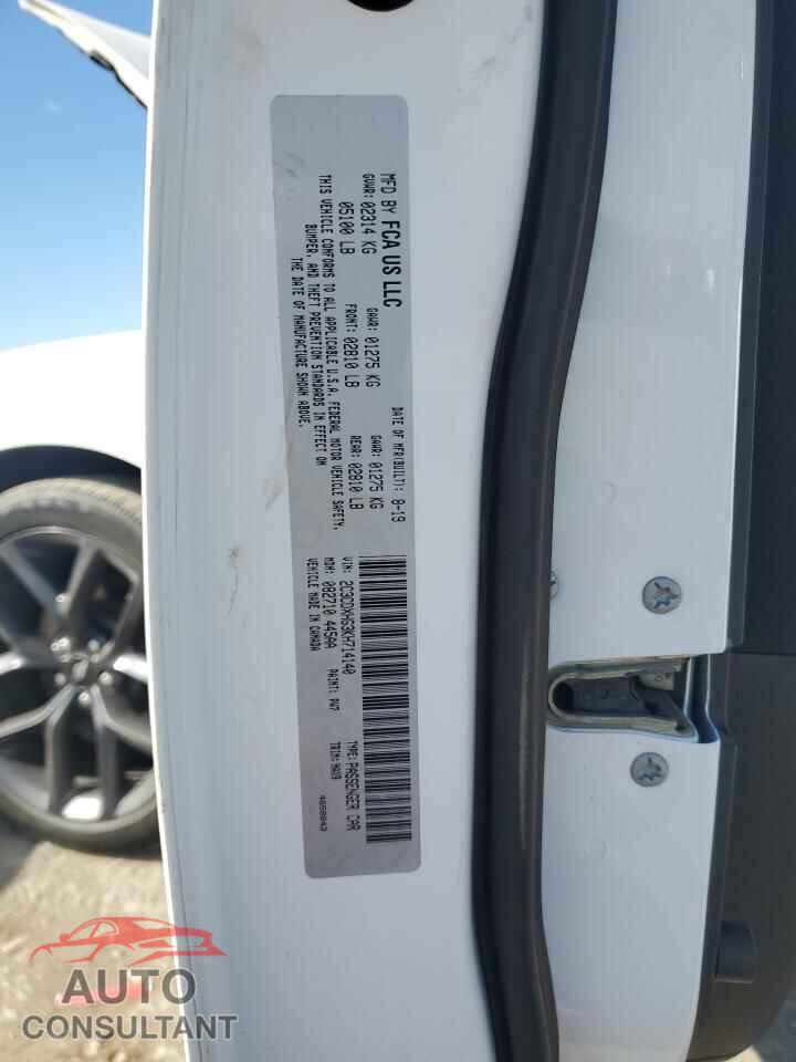 DODGE CHARGER 2019 - 2C3CDXHG3KH714140