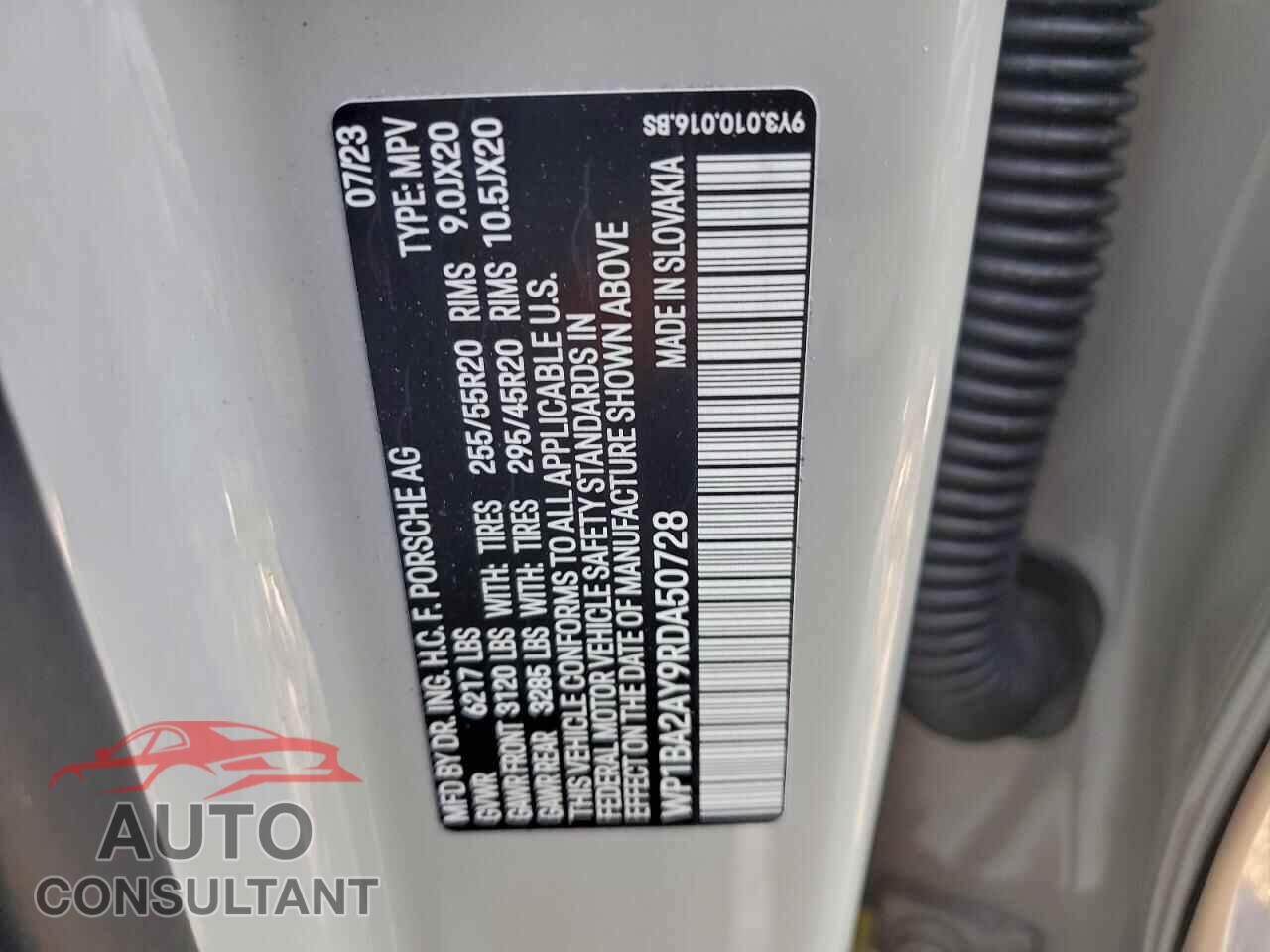 PORSCHE CAYENNE 2024 - WP1BA2AY9RDA50728