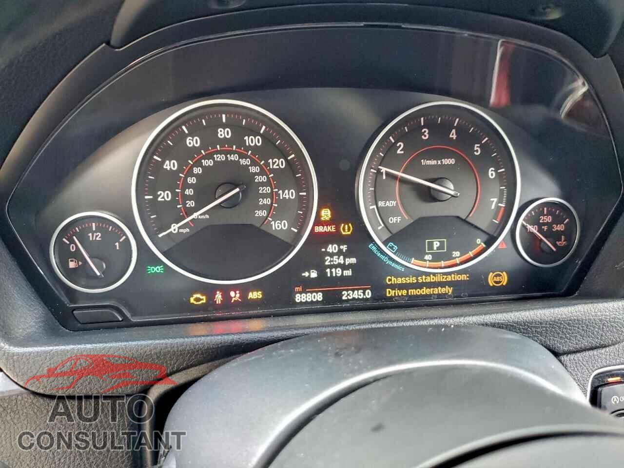 BMW 3 SERIES 2014 - WBA3B3C55EJ980808
