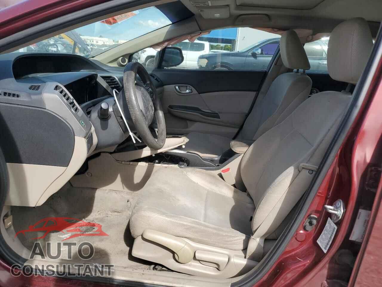 HONDA CIVIC 2012 - 2HGFB2F83CH608061