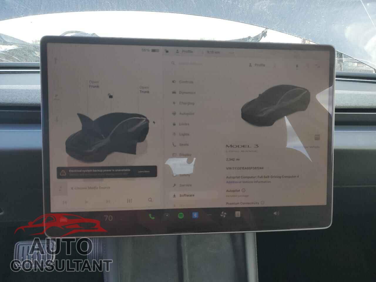 TESLA MODEL 3 2025 - 5YJ3E1EA9SF061244