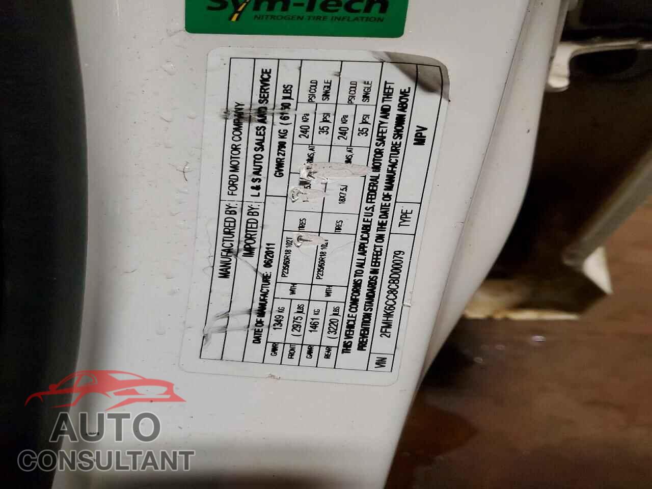 FORD FLEX 2012 - 2FMHK6CC8CBD00079