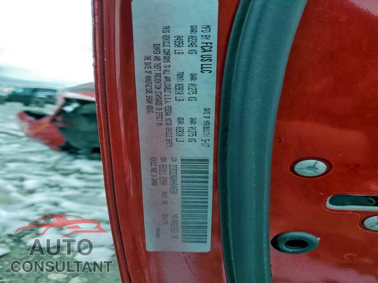 DODGE CHALLENGER 2017 - 2C3CDZAG0HH640528