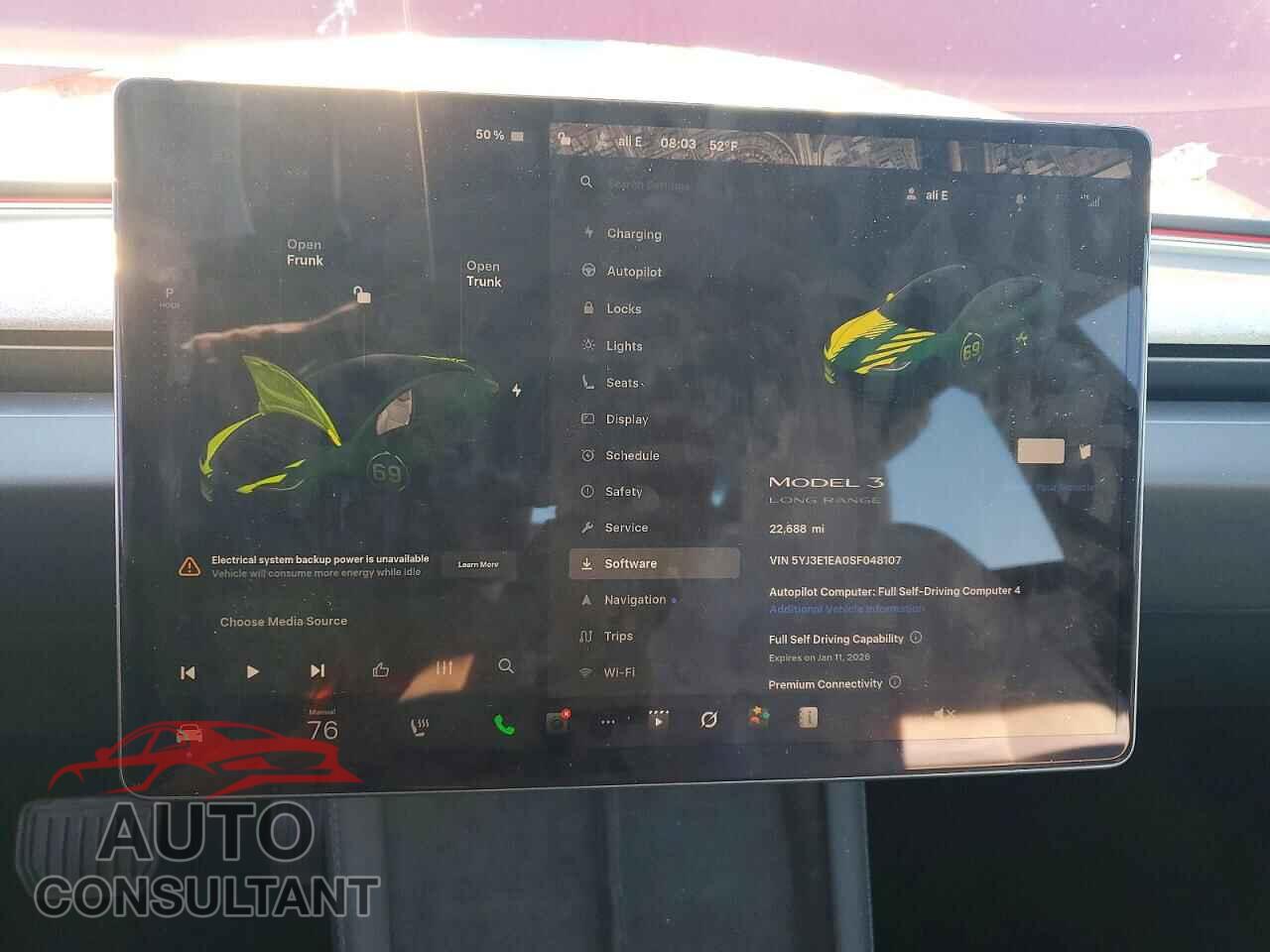 TESLA MODEL 3 2025 - 5YJ3E1EA0SF048107