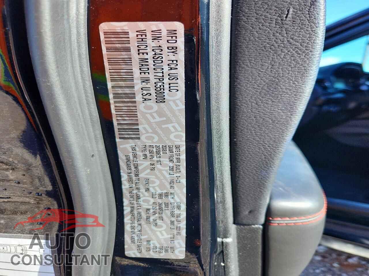 DODGE DURANGO 2023 - 1C4SDJCT7PC558008