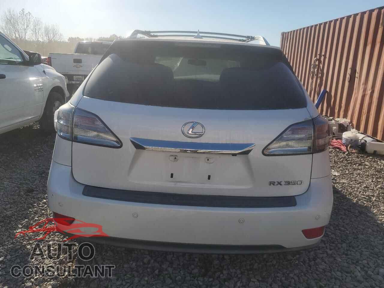 LEXUS RX350 2012 - 2T2ZK1BA2CC067900
