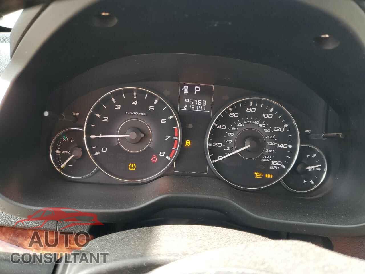 SUBARU OUTBACK 2011 - 4S4BRDKC8B2367759