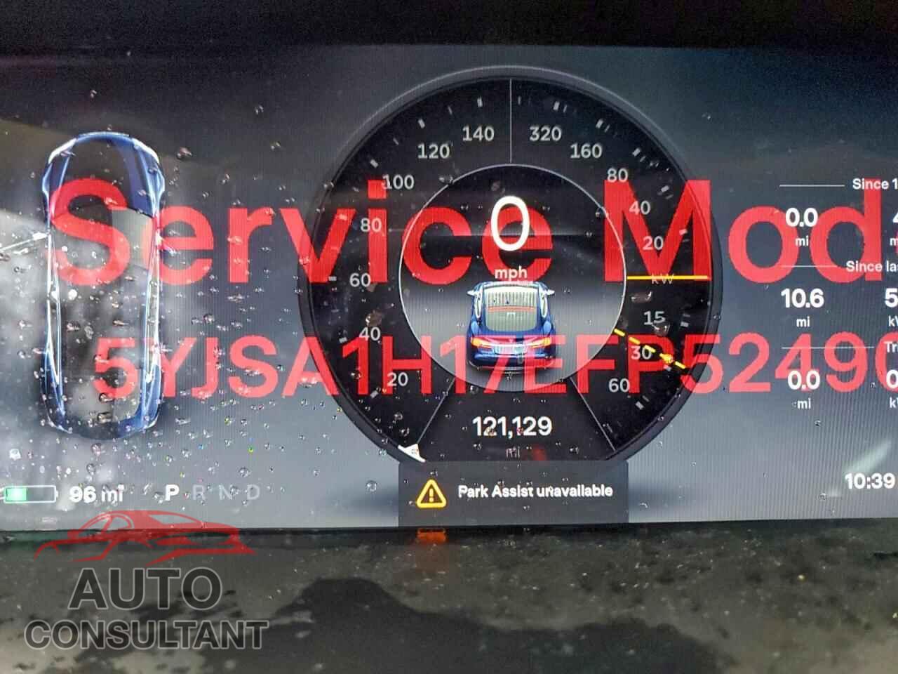TESLA MODEL S 2014 - 5YJSA1H17EFP52490