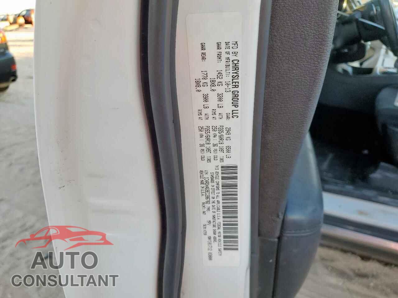 DODGE DURANGO 2014 - 1C4RDHAG9EC286782
